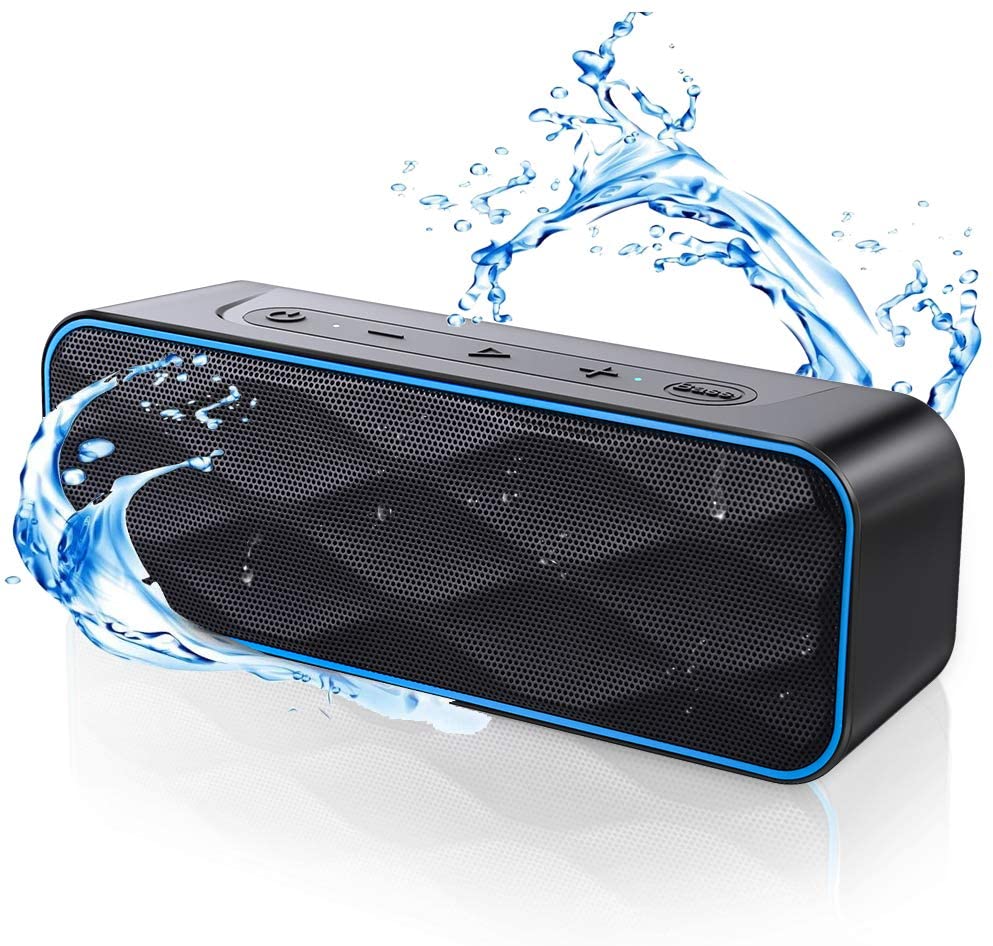 Bluetooth Speakers, S1Pro Speaker Bluetooth Wireless with 20W HD Sound & Deep Bass, IPX7 Waterproof Speaker with 36Hours, 100Ft Wireless Range, Portable Speakers for Home, Outdoors, Travel 